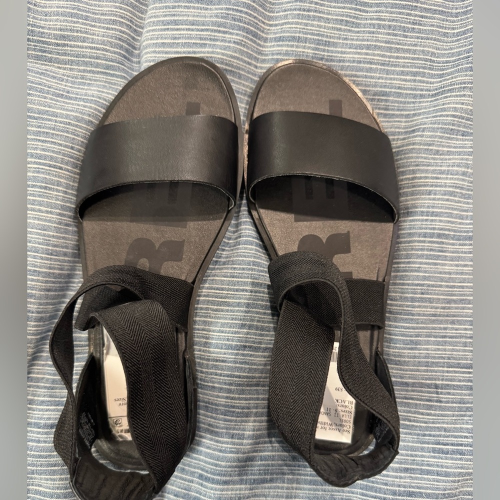 Sorel Black Women's Sandals